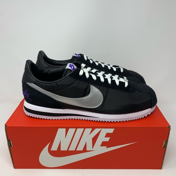 New Nike Cortez Basic Shoes Los Angeles Kings - Picture 3 of 7